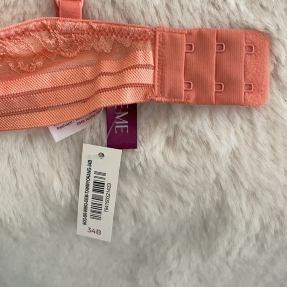 NWT Adore Me bra size 34B peach bra - Picture 2 of 5